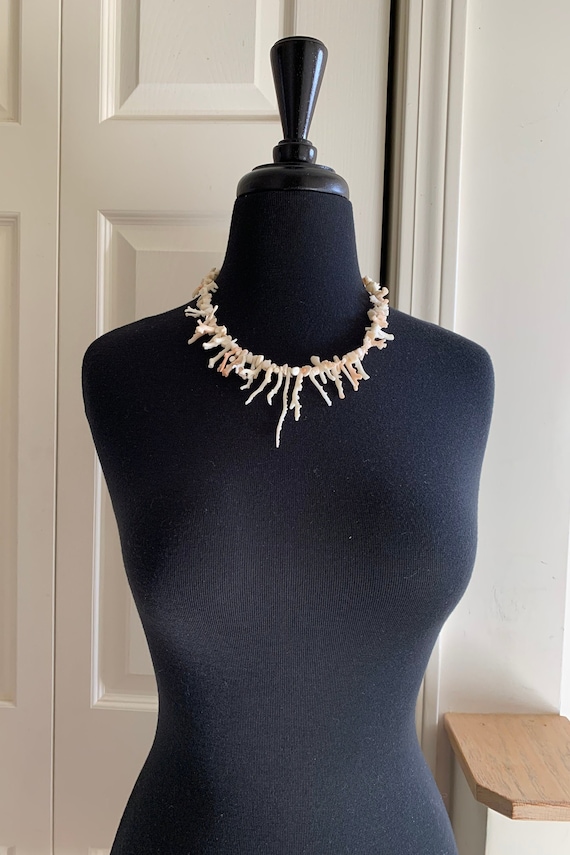 Vintage Angelskin Branch Coral Necklace #2