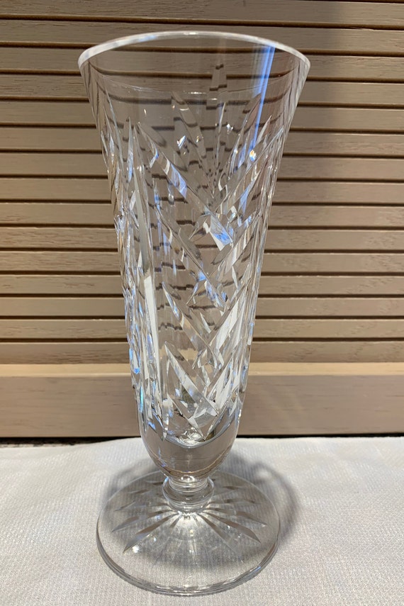 Vintage Waterford Vase Kilbarry Pattern Etsy
