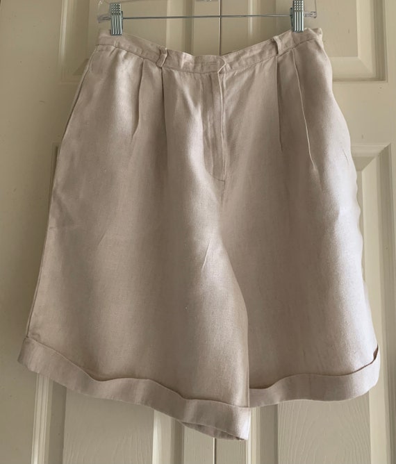 Vintage Talbots Linen Shorts