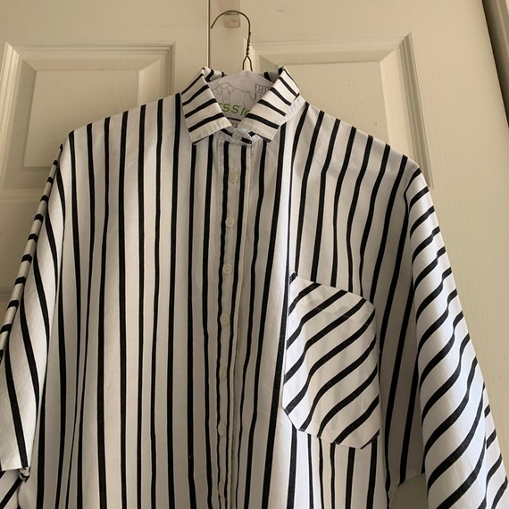 Vintage Striped Dolman Shirt - image 3