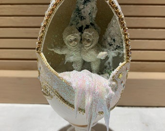 Vintage Egg Sculpture #3