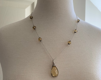 Sandra Lowe Citrine Necklace