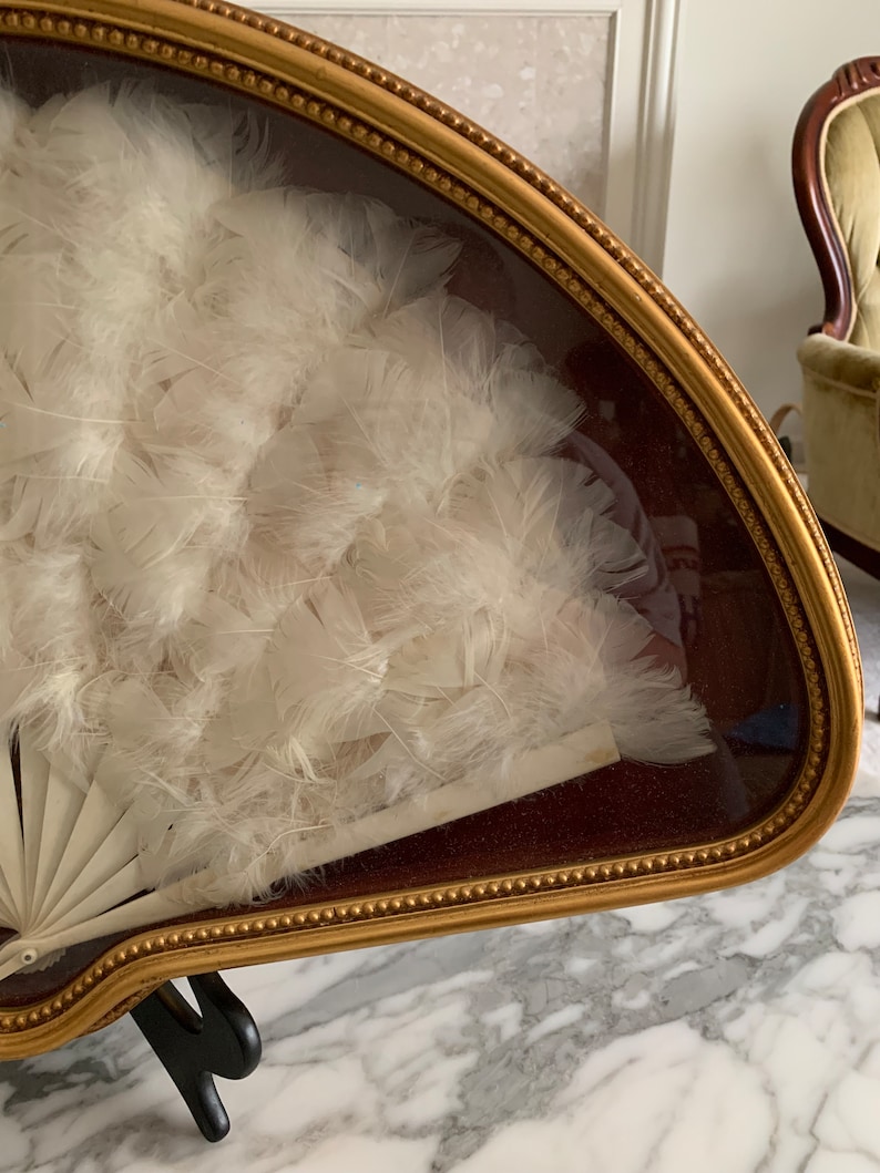 Antique Feathered Fan 2 With Custom