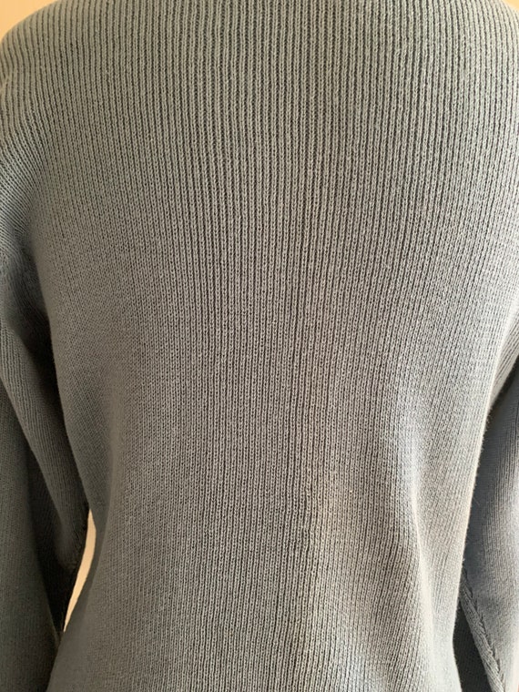 Tweeds Cotton Rib V-Neck Sweater - image 5