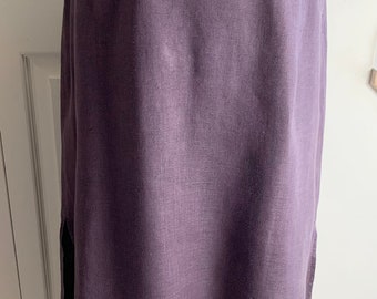 Vintage J. Jill Double-Layer Linen Skirt