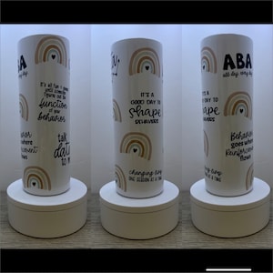 20oz or 30oz ABA Therapist Sublimation Tumbler