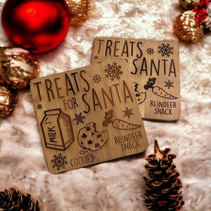 Santa’s tray | Christmas Eve tray | Santa Cookies and milk tray | Reindeer treats