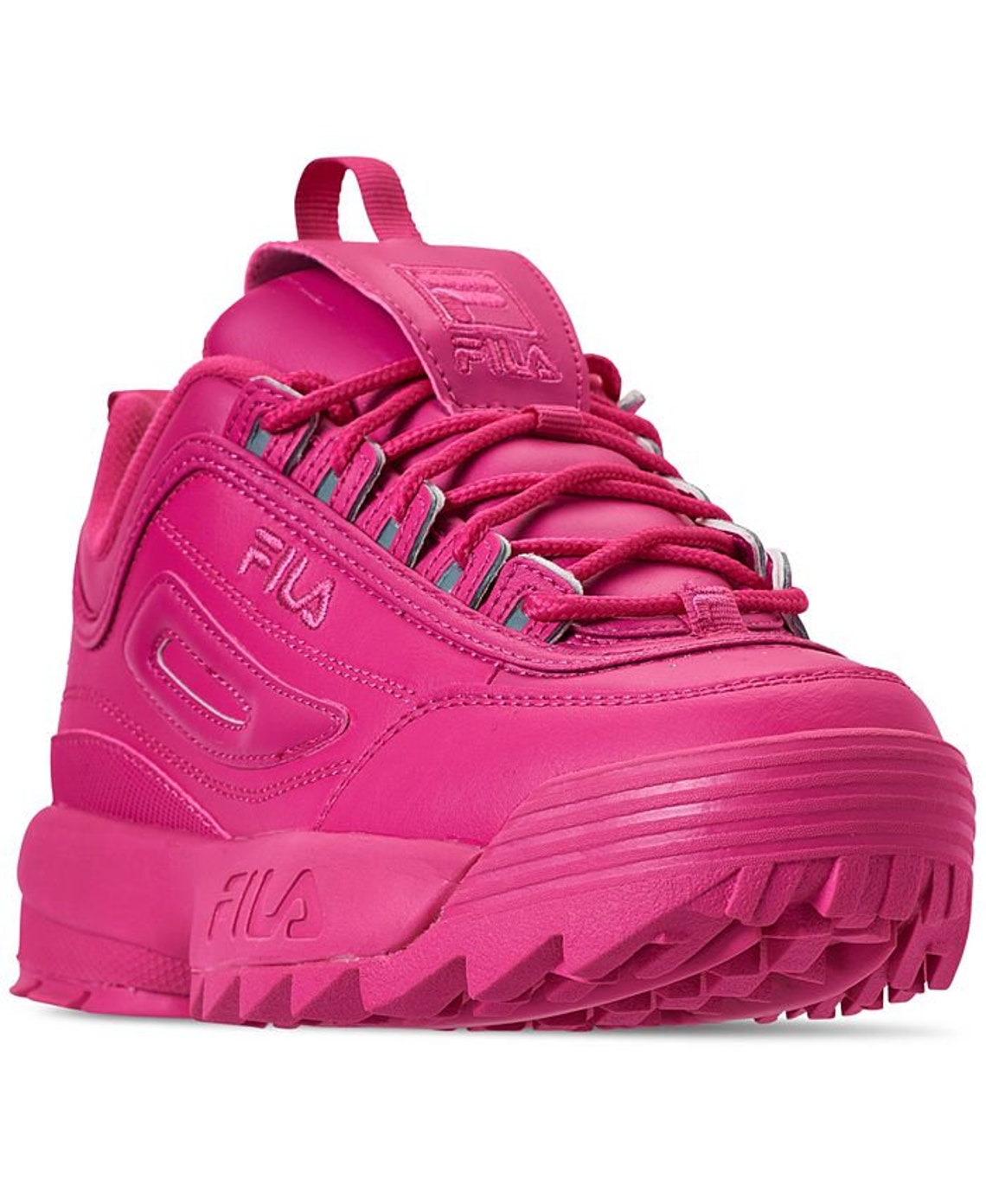 hot pink fila disruptor