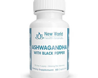 Ashwagandha with Black Pepper 60 capsules