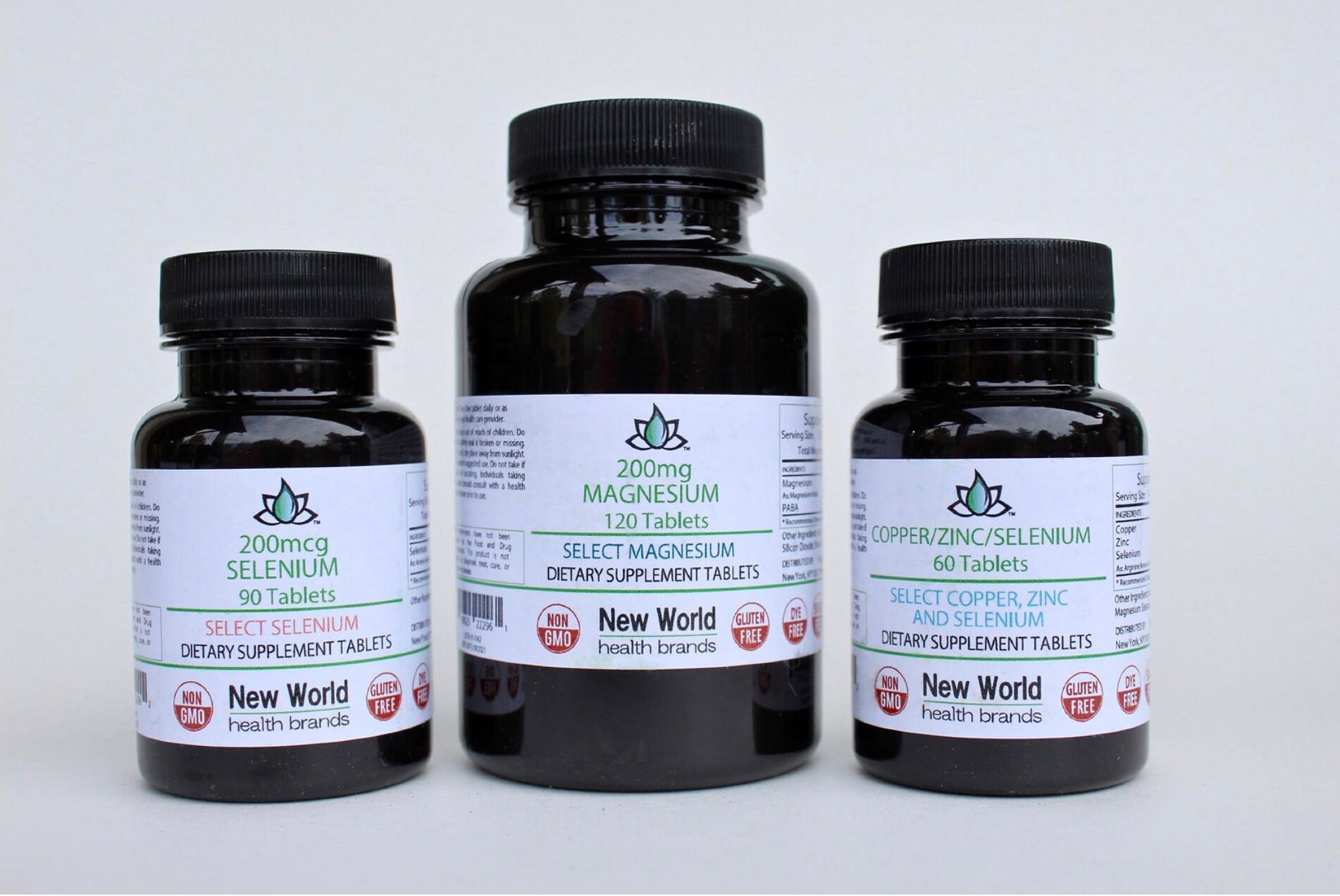 200mcg 90ct. Select Selenium Tablets New World Health Etsy