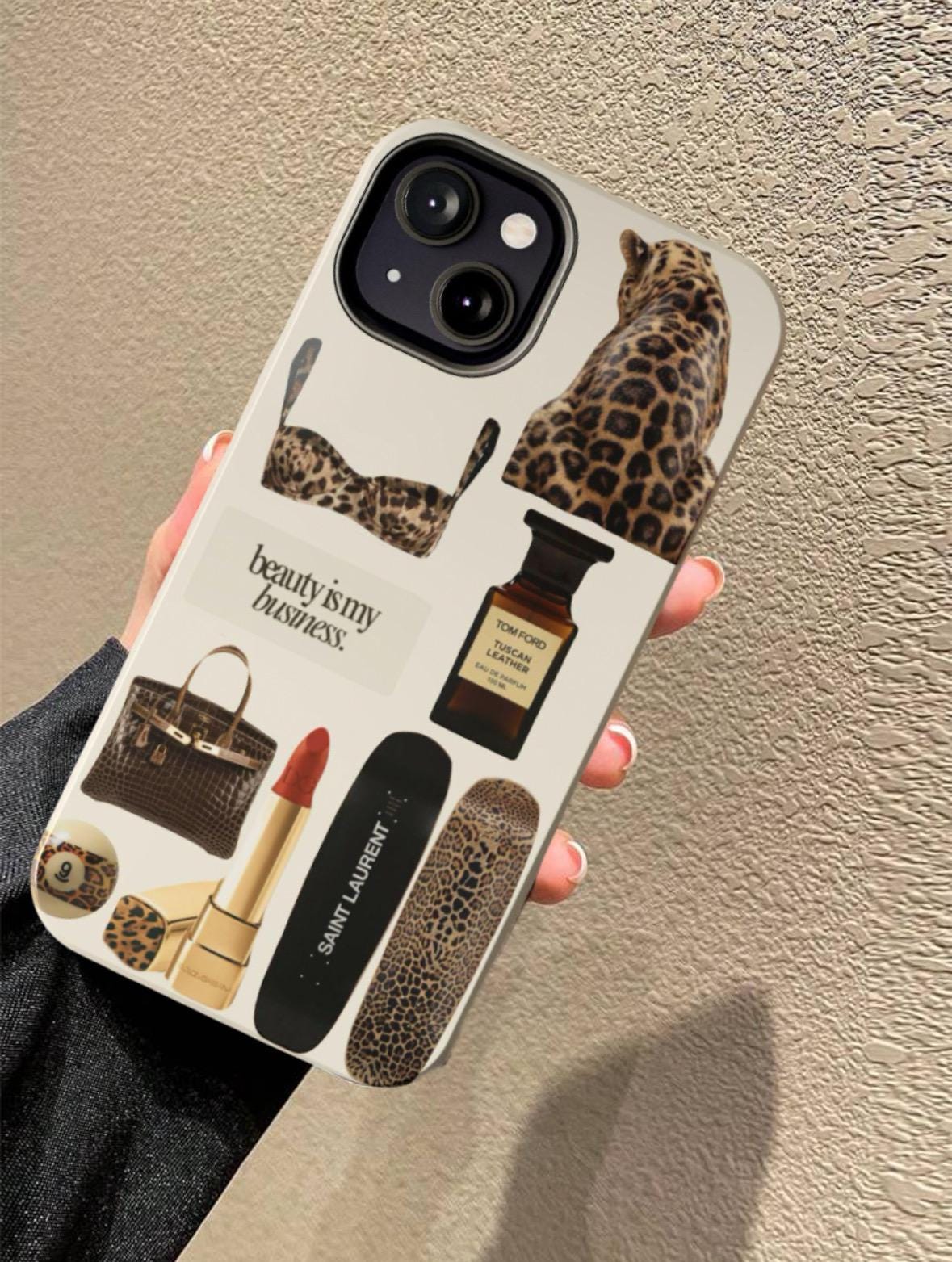 24AW new/Saint Laurent カサンドル携帯電話ケース Phone case サンローラン Galaxy Z Fold3ケース ロゴ付き YSL Galaxy Z