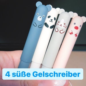 Süße Tier Gelschreiber (4 verschiedene) II SimpleriDraw