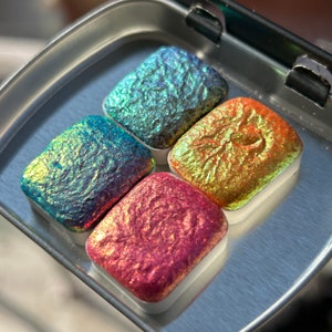 Shimmer Chameleon Watercolor Iridescent Shifting Paint Unique Art Supplies for Watercolour artist Perfect gift for DIY & Craft Projects