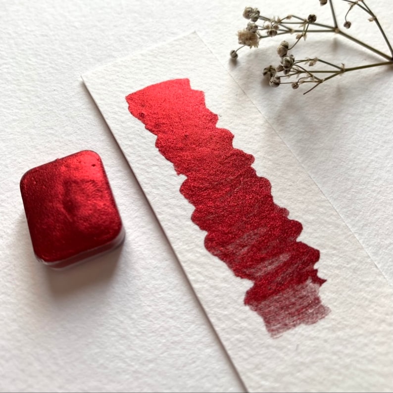 Love Watercolor Quarter Pan Super Sparkle Collection Etsy