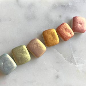 Shimmer watercolor paint shimmer watercolour paint shimmer watercolor palette metallic watercolour paints metallic watercolor Dual Tones Set
