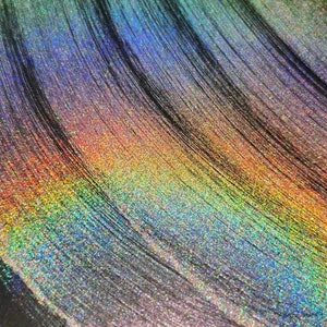 DISCO ホログラフィック ハンドメイド シマー 水彩画 ホログラフィック マルチクローム 水彩画 ペイント アクアレル