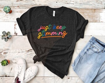 Just Keep Stimming Shirt, Mental Health T-Shirt, Funny Sarcastic Graphic Tee, Gift for Partner Friend Sibling Parent