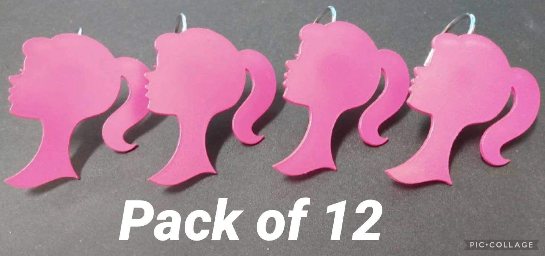 Barbie Shower Curtain Hooks Pack of 12 Bathroom Decor Etsy