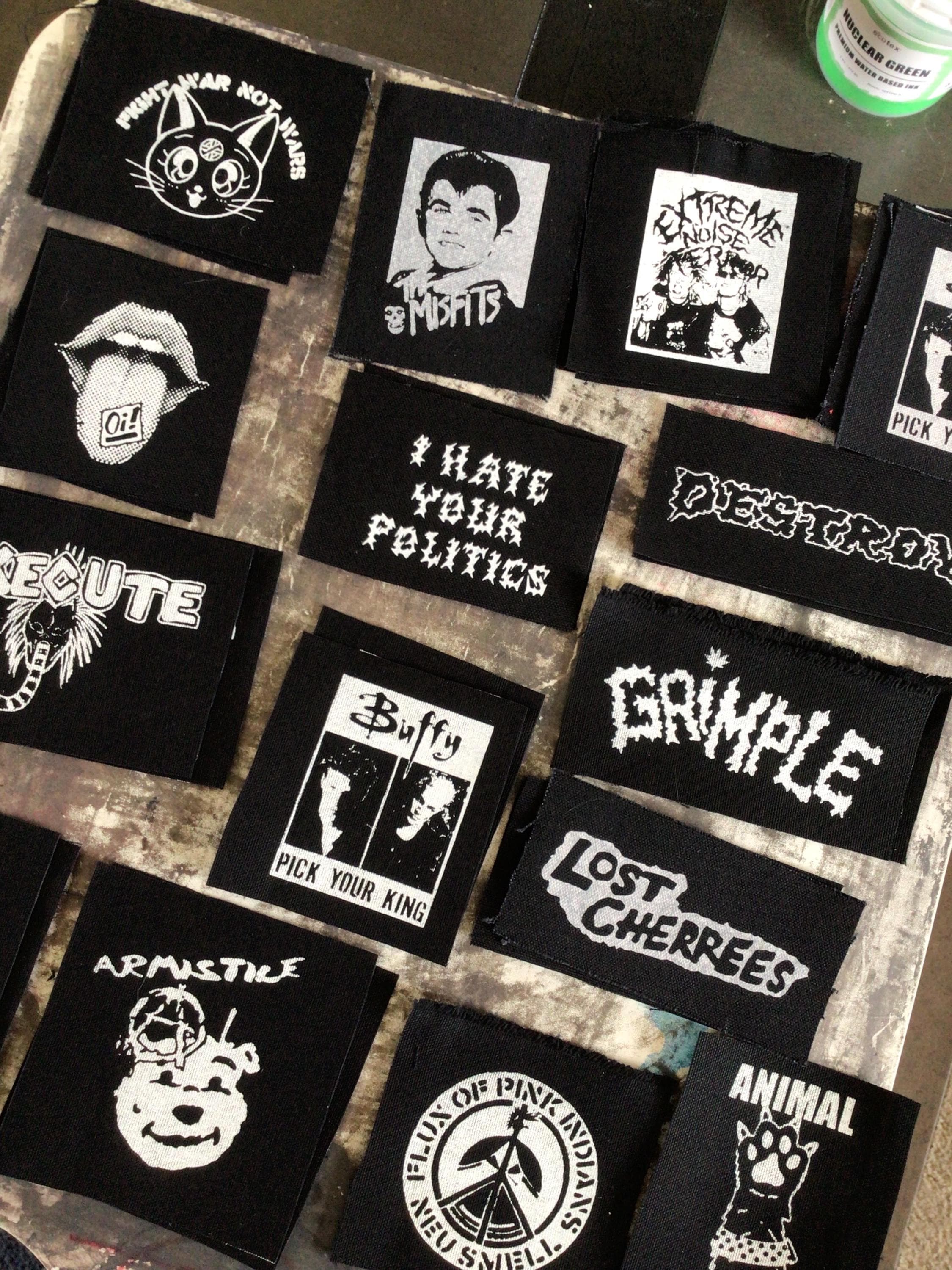 Crust punk patch - Etsy 日本