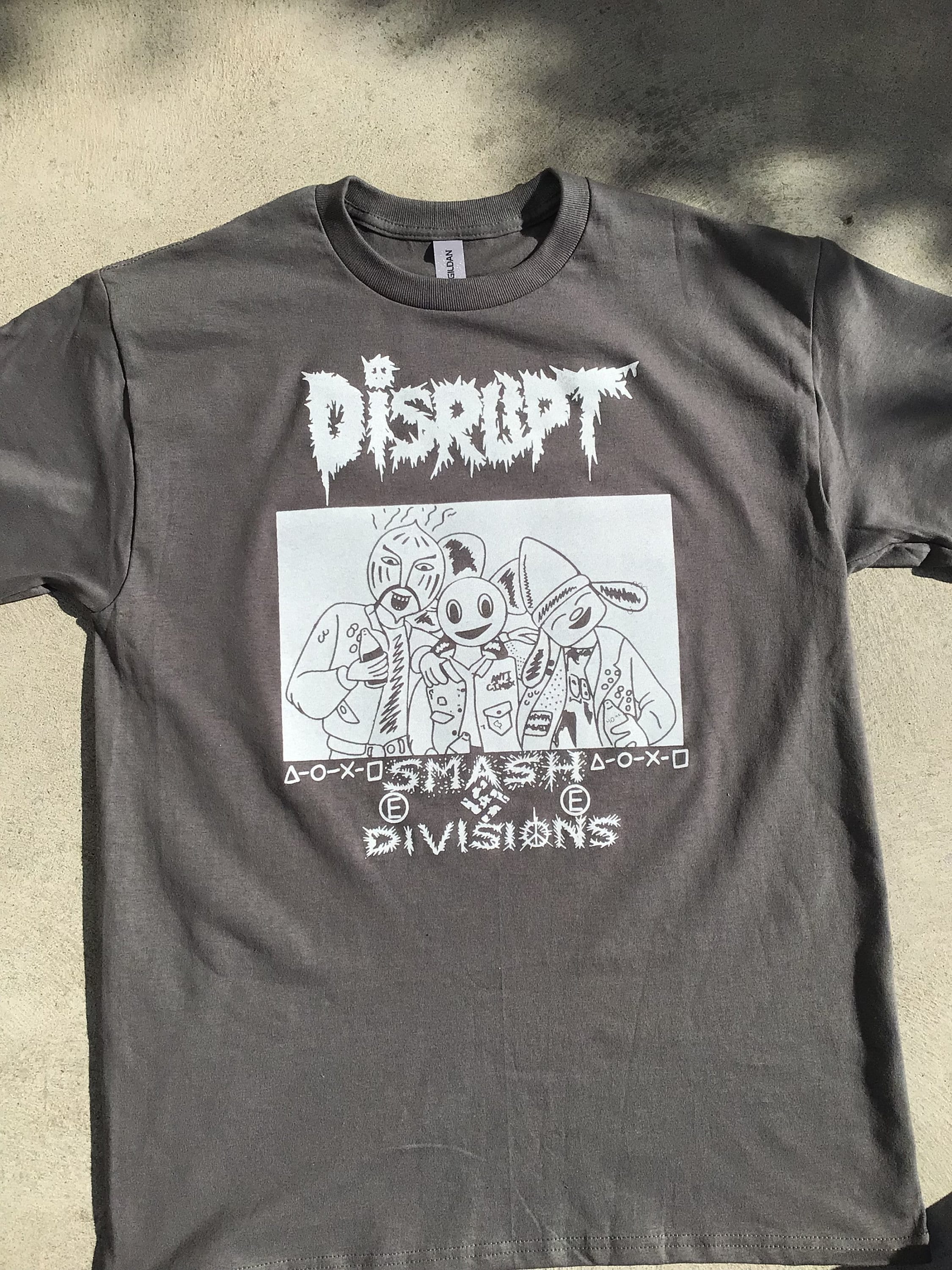90s DISRUPT SMASH DIVISION Tシャツ HARDCORE Disrupt Smash Divisions (parappa the Rapper) T. Shirt - Etsy