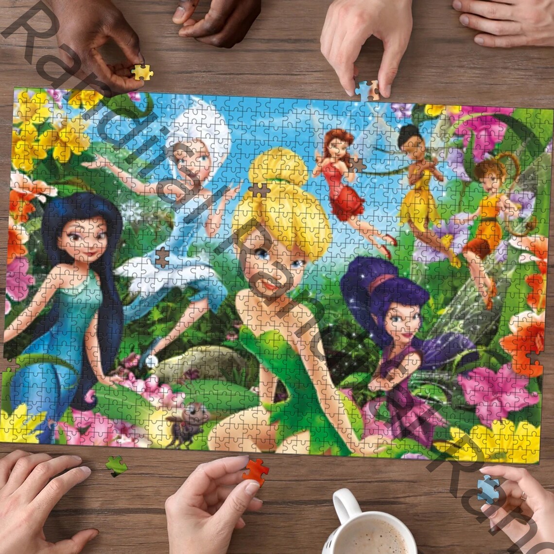 Disney Tinker Bell Jigsaw Puzzle Tinker Bell Disney Jigsaw Etsy