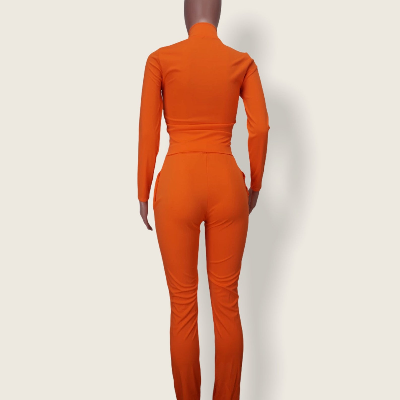 Tangerine dream orange two piece sportswear tracksuit set | Etsy