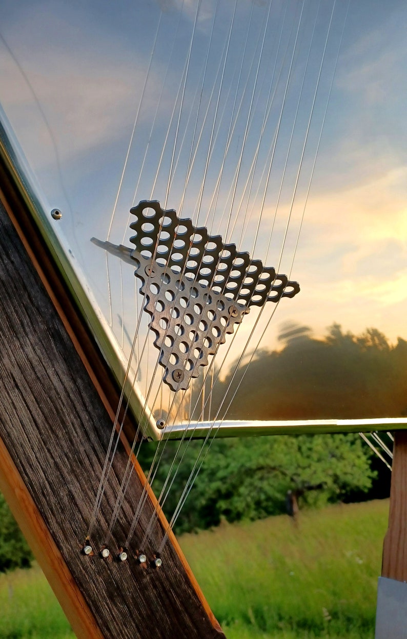 Wind Harp Aurora Dark Etsy