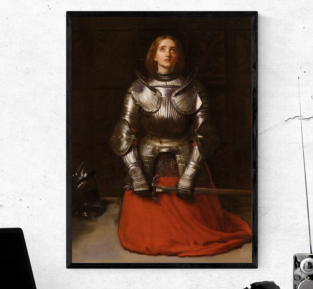 Joan Of Arc Art Print Joan Of Arc Art John Everett Millais Famous Il 1080xN.5614664314 Rwhz