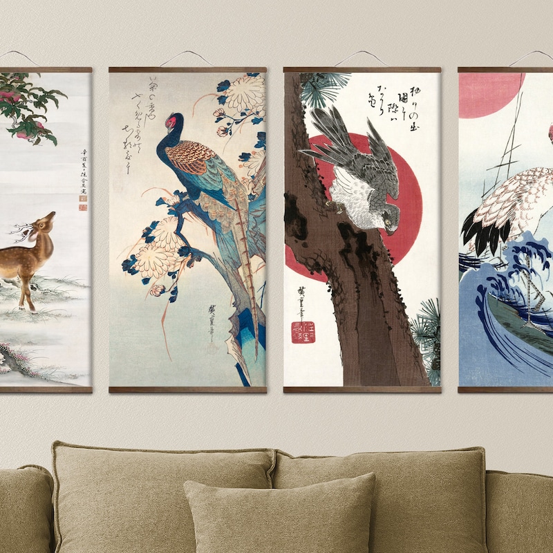 Japanese Scroll Hanger - Etsy