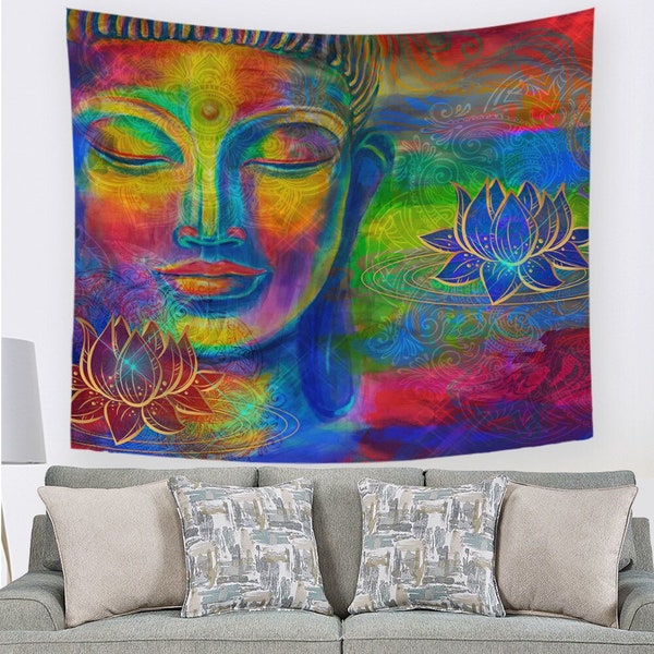 Buddha Tapestry Etsy
