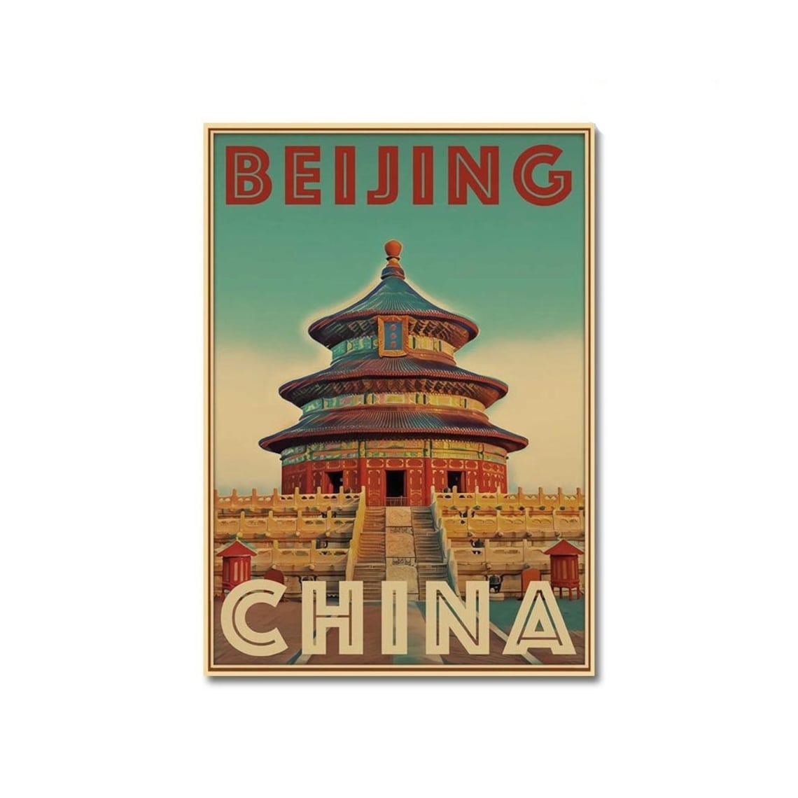 beijing travel poster