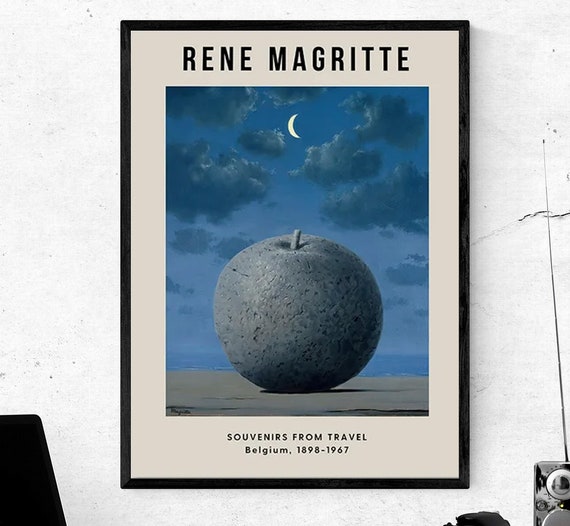 Rene Magritte Poster - the Voice of Space, Exhibition Poster