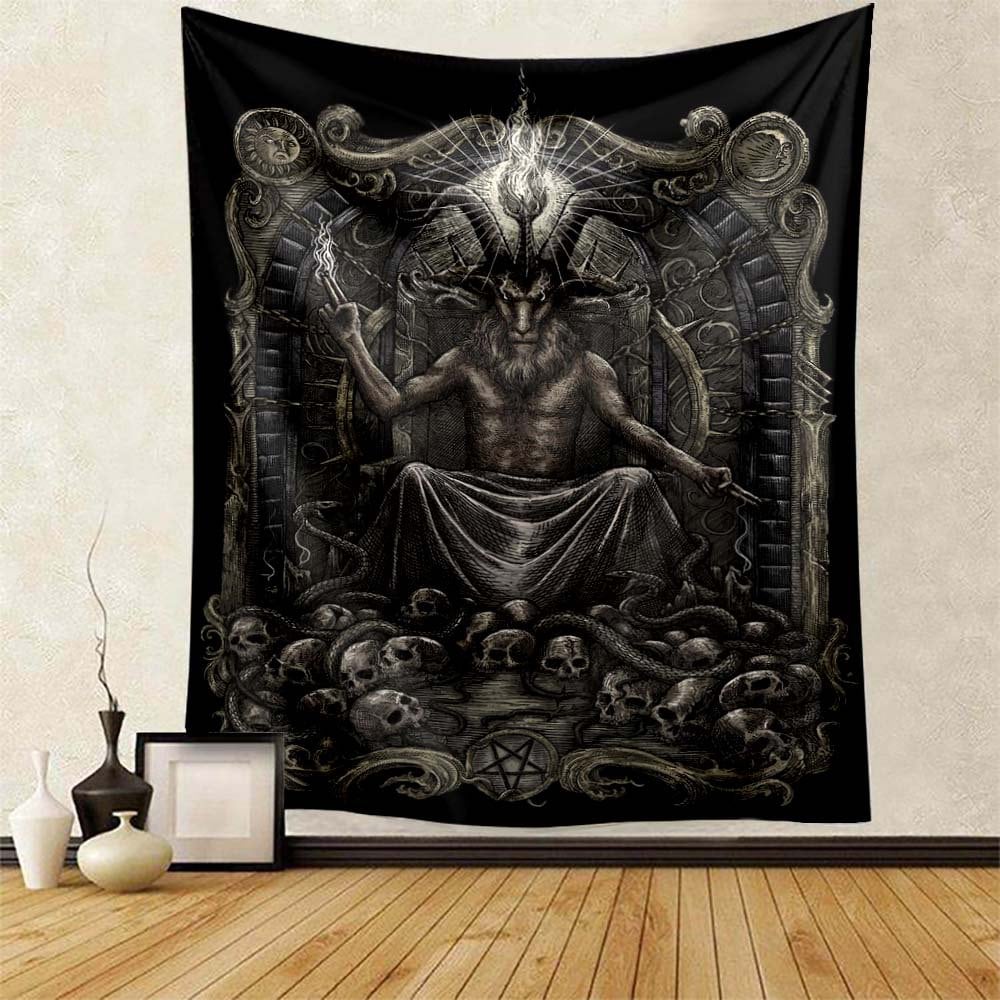 Baphomet Wall Art Satanic Decor. 