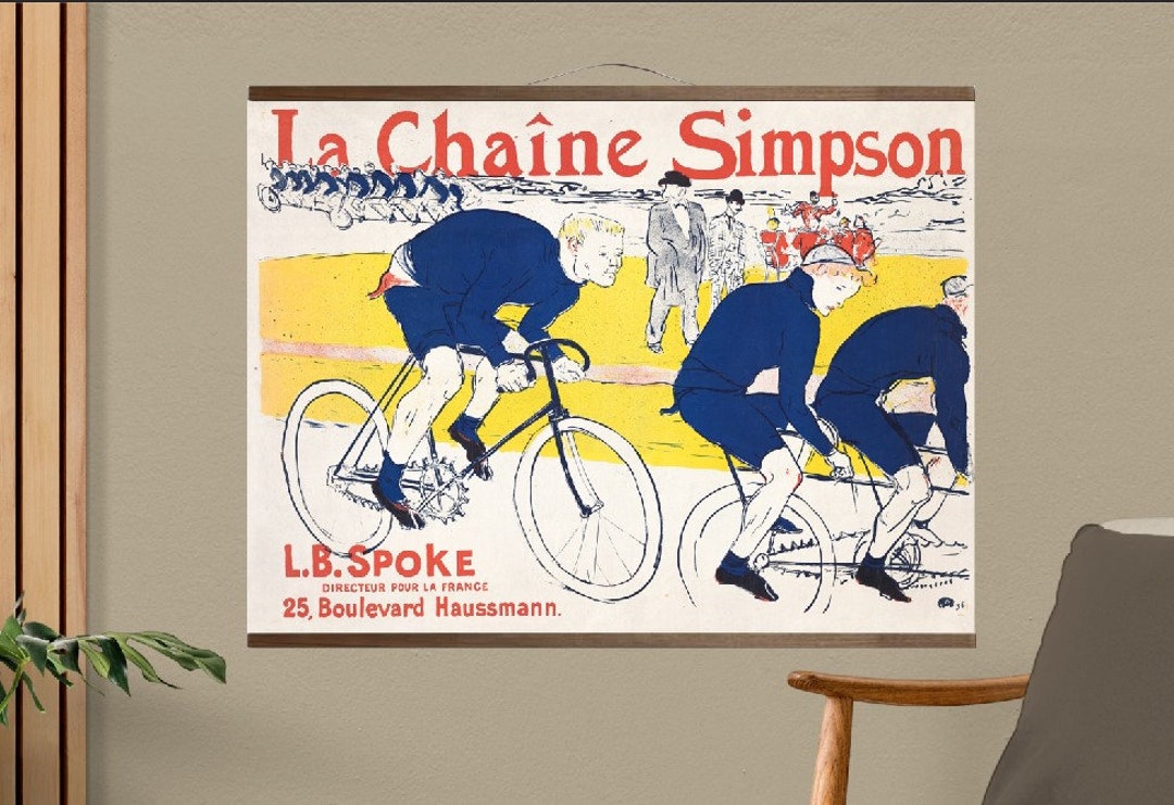 Affiche Ancienne PILOT 1910 – Vélo Cycle Voiron Isère, Litho Entoilée 20x60cm