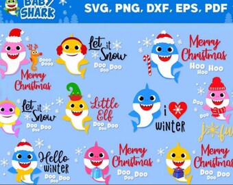 Free Free 233 Baby Shark Christmas Svg SVG PNG EPS DXF File
