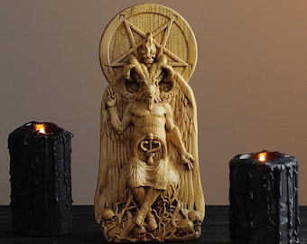 Baphomet -  Idol Witchcraft -  Figurine for home altar - Catholicism - Occult