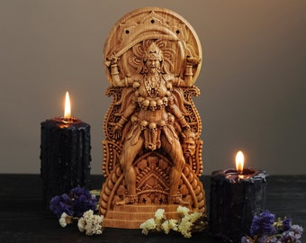Kali Statue, Kali Göttin, Gottheit Hindu Göttin, Shyama, Kalika, Wicca, mehrarmige Göttin Mahakali