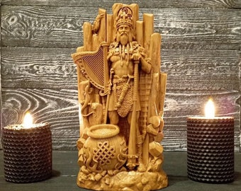 Dagda irischer Gott, Dagda irische Mythologie, keltische Götter, keltisches Panteon, Wicca, Wicca, Altar, Druide