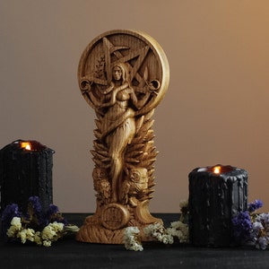 Lilith, Lilith Statue, Inanna Statue, Ishtar, Astarothn Sumerian Wiccan Goddess of Feminine Wisdom pagan goddes wicca altar witches image 4
