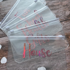 Zipper Pouch, custom designed zipper envelope