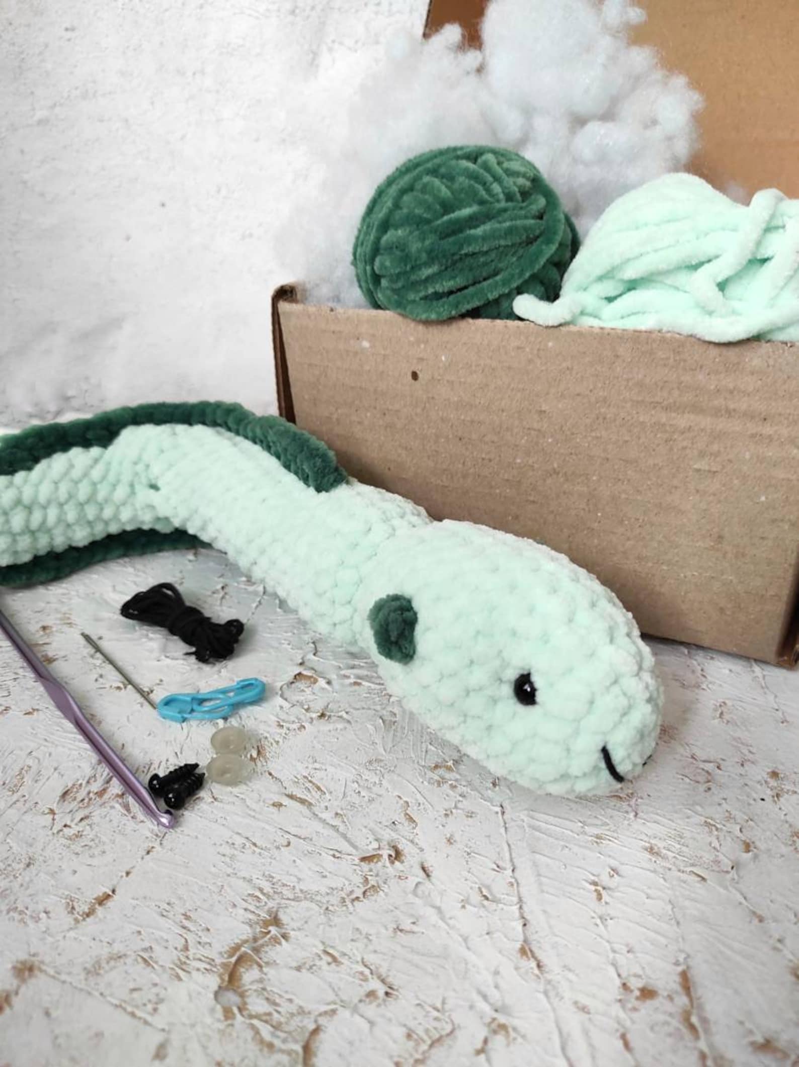 Crochet Pattern Amigurumi Eel Crochet Pattern Pdf Etsy