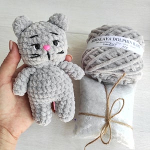 CAT Crochet Kit Diy Amigurumi Easy Crochet Pattern 