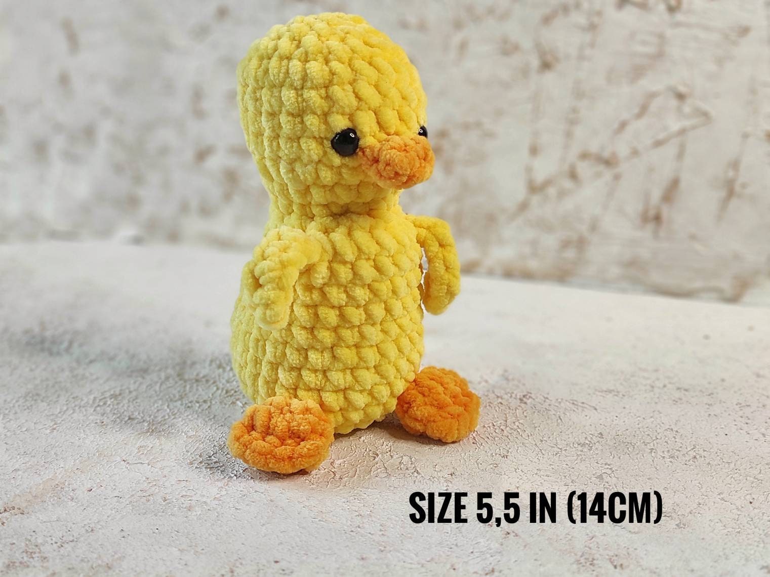 Plush Duck Frog Duck Stuffed Duck Baby Toy Crochet Toy Etsy