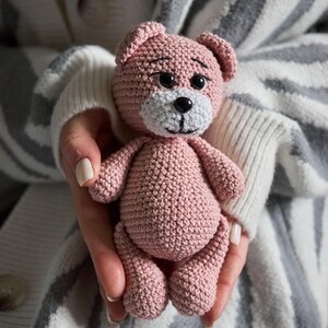 Toys for baby - Сute Teddy bear  (17 cm) - stuffed animal - Braun bear - gift for baby