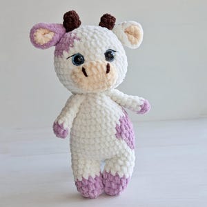 Purple cow - cute cows - Stuffed cow - Animal Toy - christmas gift