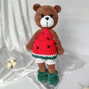 Niedlicher Plüschbär - Stoffbär - Teddybär - Rosa Teddybär - Handgemacht - Spielzeug - Geschenk