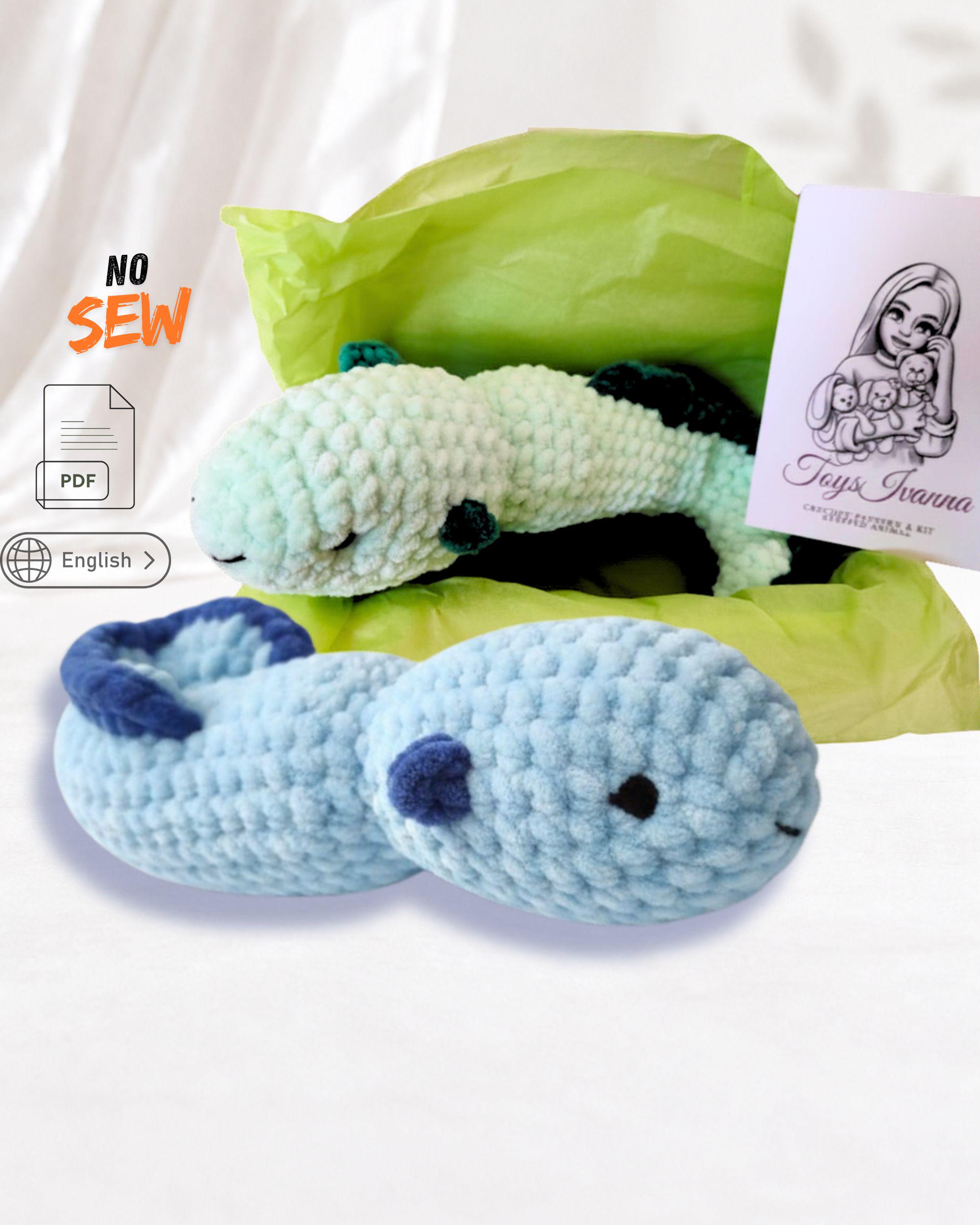 39 Plushie Crochet Patterns for Soft, Cuddly Amigurumi Makes 1 Eel Plush Ocean Animal Amigurumi