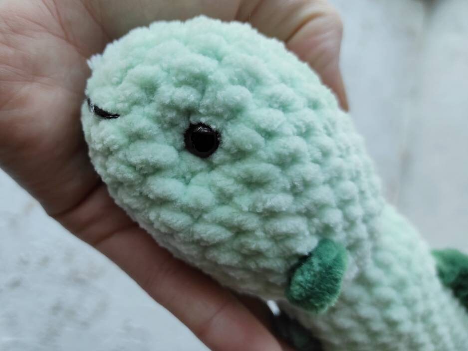 Eel Plush stuffed Animal Eel Crochet Toys Toddler Toys Etsy