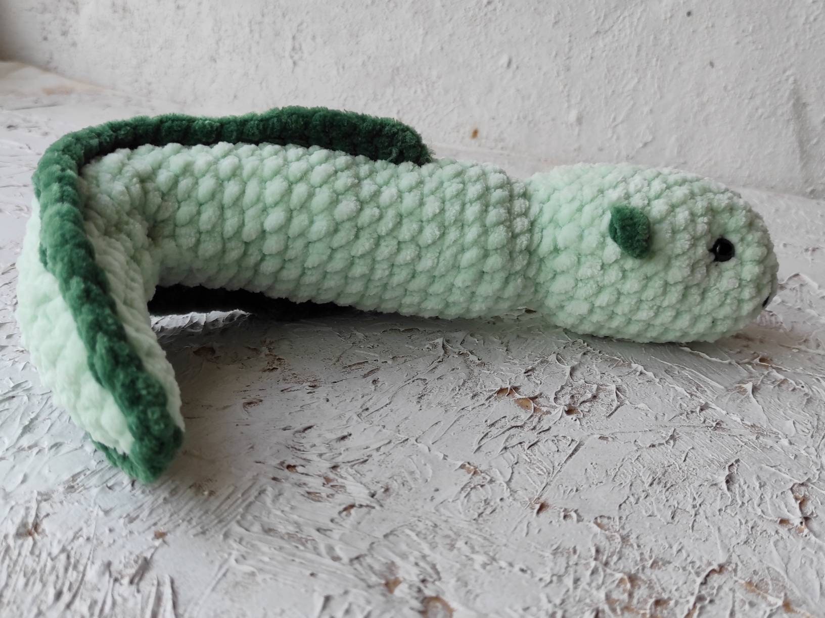 Eel Plush stuffed Animal Eel Crochet Toys Toddler Toys Etsy