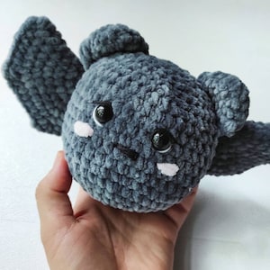 Fledermaus Häkelanleitungen - Amigurumi Plush - Anleitung pdf - süßes Stofftier häkeln - DIY Geschenk für Baby - Bastel Halloween Geschenk